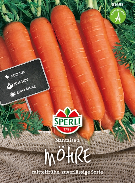 Sperli Möhren Nantaise2 - Gemüsesamen