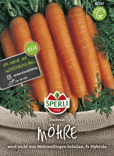 Sperli Möhren Tozresis - Gemüsesamen Sperli Möhren Tozresis - Gemüsesamen