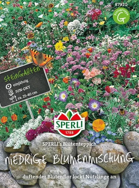 Sperli Niedrige Blumenmischung Blütenteppich - Blumensamen