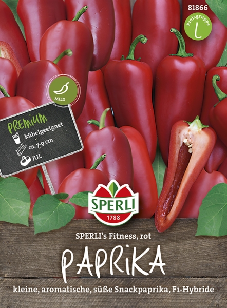 Sperli Paprika SPERLI´s Fitness rot F1 - Gemüsesamen