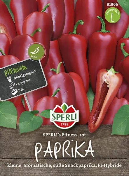 Sperli Paprika SPERLI´s Fitness rot F1 - Gemüsesamen