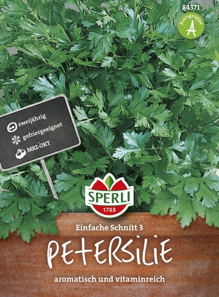 Sperli Petersilie  Einfache Schnitt 3 - Kräutersamen