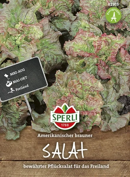 Sperli Pflücksalat Amerikanischer Brauner - Gemüsesamen Sperli Pflücksalat Amerikanischer Brauner - Gemüsesamen