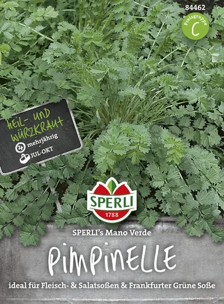 Sperli Pimpinelle - Kleiner Wiesenknopf SPERLI´s Mano Verde - Kräutersamen Sperli Pimpinelle - Kleiner Wiesenknopf SPERLI´s Mano Verde - Kräutersamen