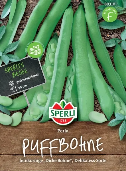 Sperli Puffbohnen Perla - Gemüsesamen