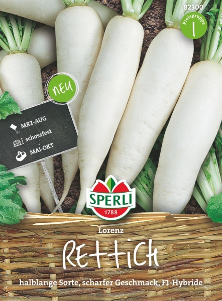 Sperli Rettich Lorenz - Gemüsesamen