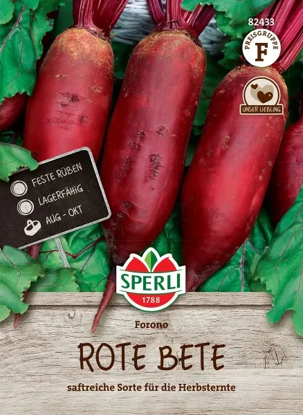 Sperli Rote Bete Forono - Gemüsesamen Sperli Rote Bete Forono - Gemüsesamen