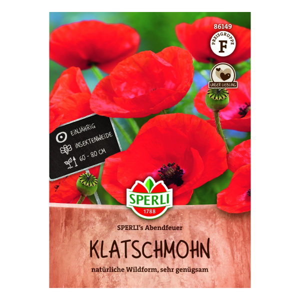 SPERLI's Abendfeuer Klatschmohn - Blumensamen