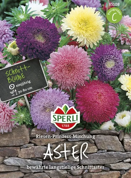 Sperli Sommerastern Riesen-Prinzess-Mischung - Blumensamen