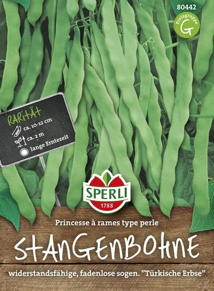 Sperli Stangenbohnen Princesse à rames type perle - Gemüsesamen