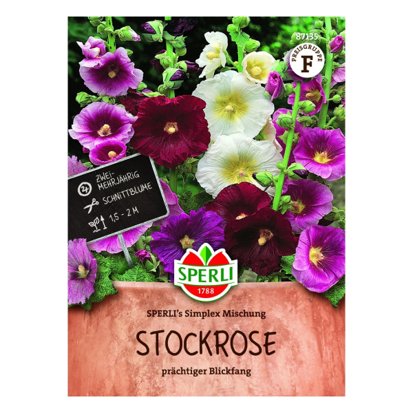 Sperli Stockrose Simplex Mischung Samen - 1 Portion