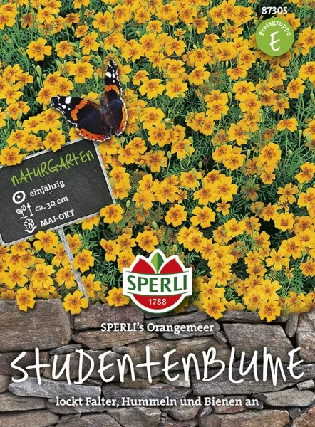 Sperli Studentenblumen Tagetes SPERLIs Orangemeer - Blumensamen Sperli Studentenblumen Tagetes SPERLIs Orangemeer - Blumensamen