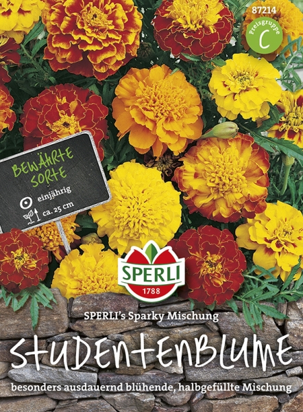 Sperli Studentenblumen Tagetes SPERLI's Sparky Mischung - Blumensamen