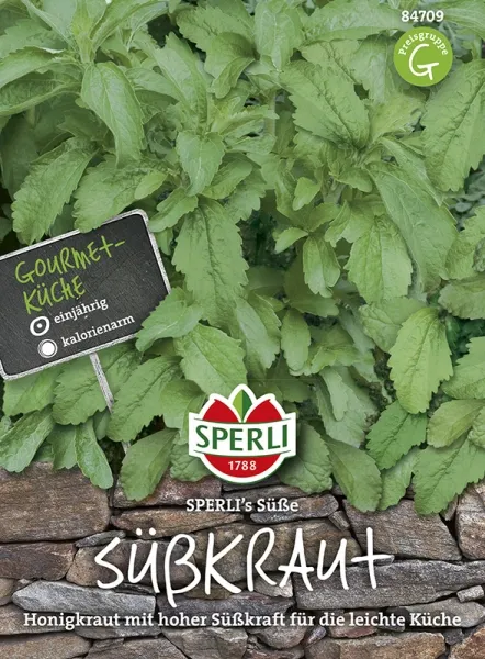 Sperli Süßkraut - Stevia SPERLI´s Süße - Kräutersamen Sperli Süßkraut - Stevia SPERLI´s Süße - Kräutersamen