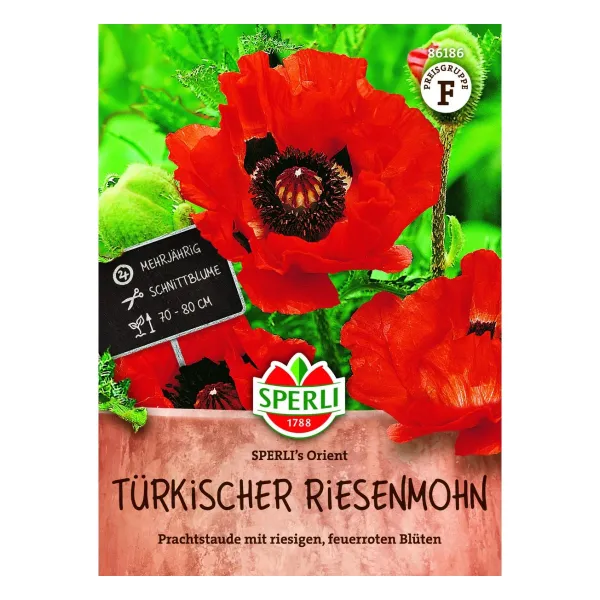 Sperli Türkischer Riesenmohn Orient Samen - 1 Portion