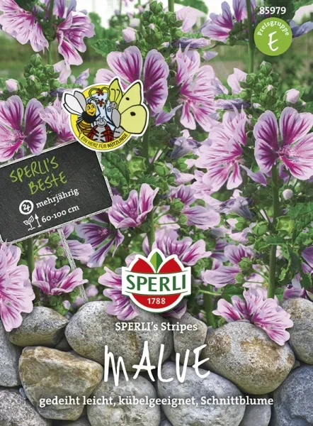 Sperli Wilde Malven SPERLIs Stripes - Blumensamen Sperli Wilde Malven SPERLIs Stripes - Blumensamen