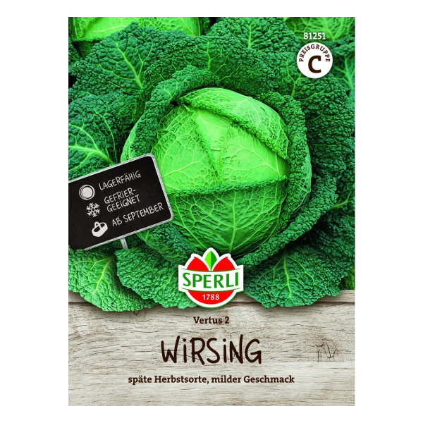 Sperli Wirsingkohl Vertus 2 Samen - 1 Portion