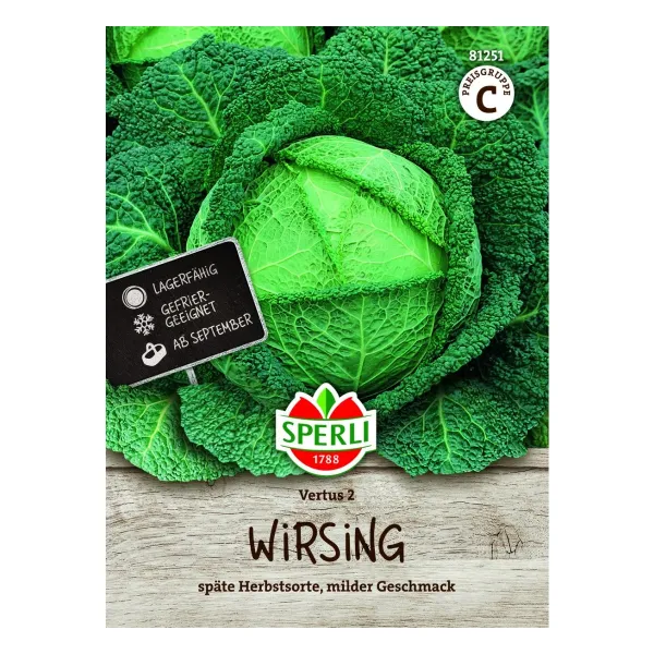 Sperli Wirsingkohl Vertus 2 Samen - 1 Portion