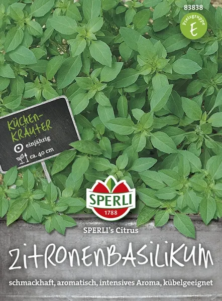 Sperli Zitronenbasilikum SPERLI´s Citrus - Kräutersamen