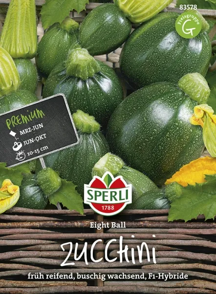 Sperli Zucchini Eight Ball F1 - Gemüsesamen