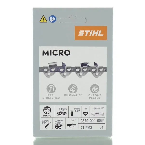 STIHL® Kette 1/4 Picco Micro 3 (PM3) 1,1 mm 30 cm - 3670 000 0064
