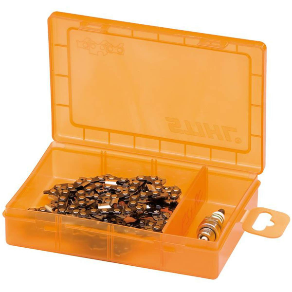 STIHL® Kettenbox Orange transparent & stapelbar aus Kunststoff - 0000 882 5900