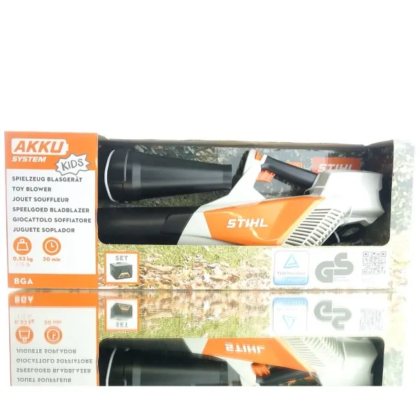 STIHL® Kinder Spielzeug Blasgerät Orange & Weiß inklusive Akku