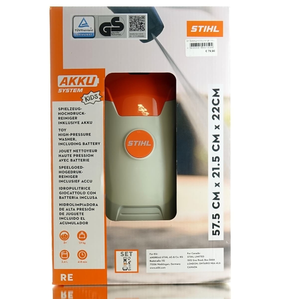 STIHL® Kinder Spielzeug Hochdruckreiniger inkl. Akku - 0421 600 0145