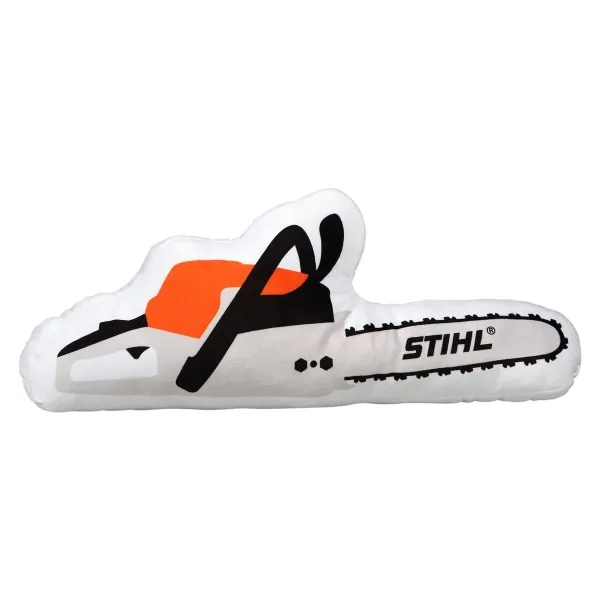STIHL Kissen in Motorsägenform