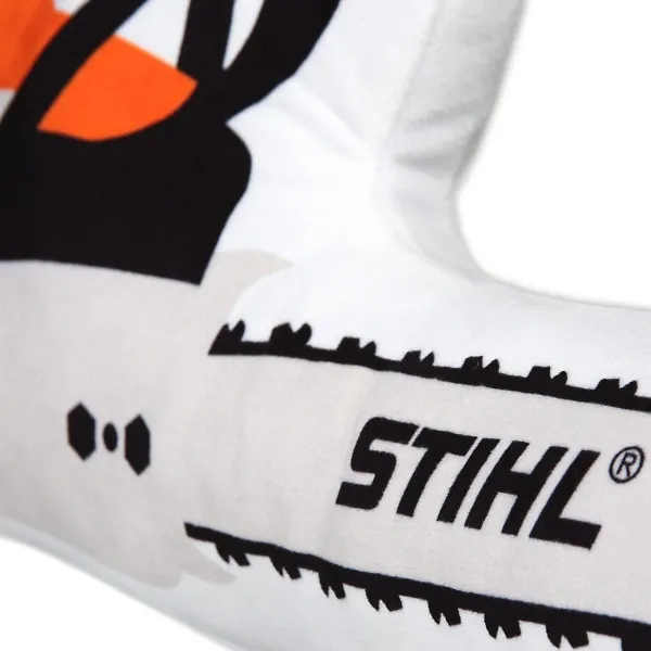 STIHL Kissen in Motorsägenform