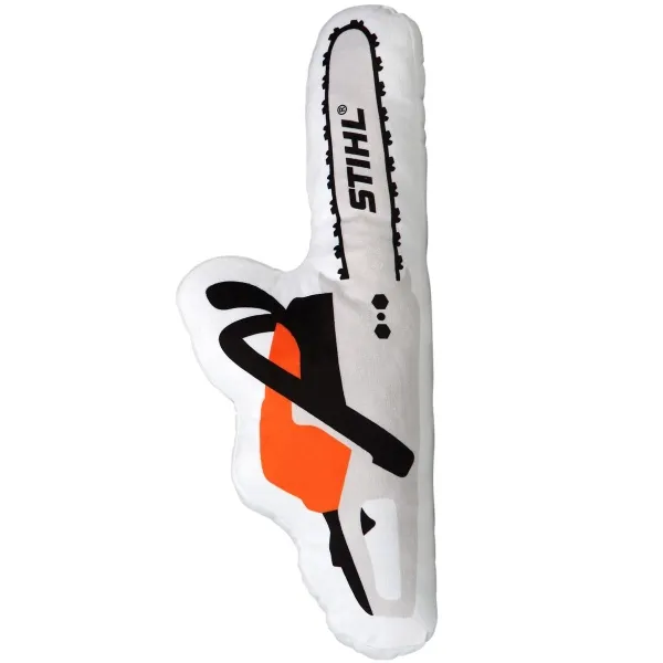 STIHL Kissen in Motorsägenform
