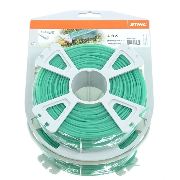 STIHL® Mähfaden Hellgrün rund 2 mm x 119 Meter - 0000 930 2337