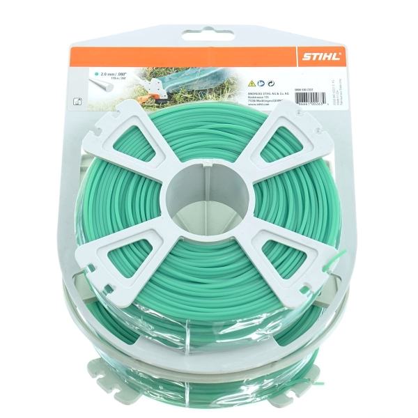 STIHL® Mähfaden Hellgrün rund 2 mm x 119 Meter - 0000 930 2337