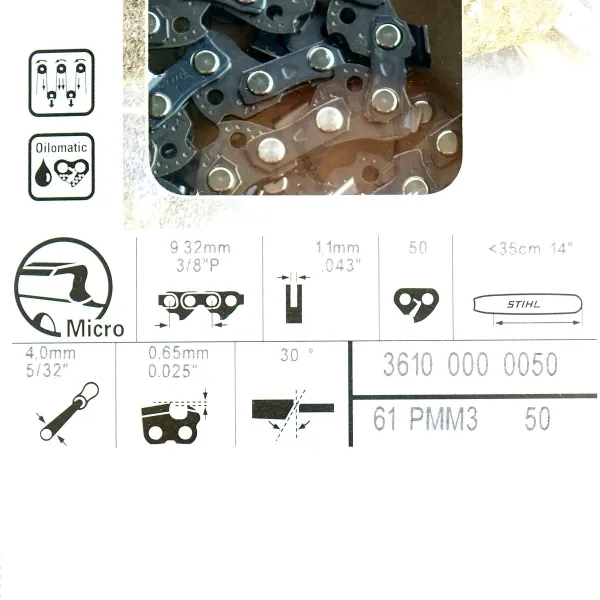 STIHL® Picco Micro Mini 3 (PMM3) 1,1 mm 35 cm - 3610 000 0050