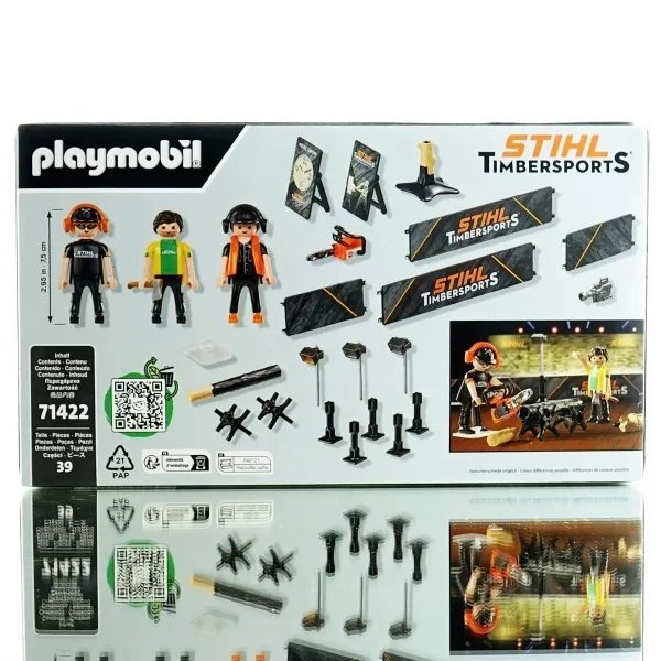 STIHL playmobil TIMBERSPORTS® Edition 71422 für 4 bis 99 Jahre - 39-teilig