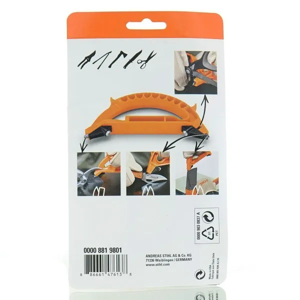 STIHL® Schärfwerkzeug 3in1 für Scheren, Messer & Axte