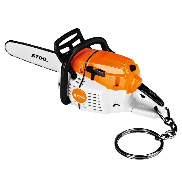 STIHL® Schlüsselanhänger Motorsäge Orange & Weiß