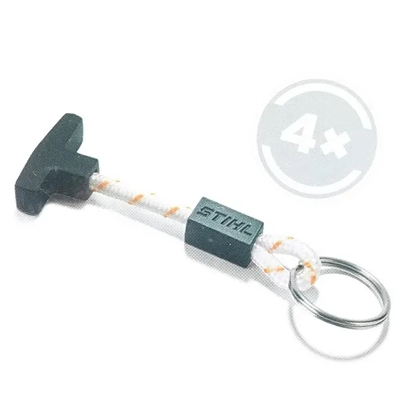 STIHL Schlüsselbrett Motorsäge mit Magnet & 4 Anhängern