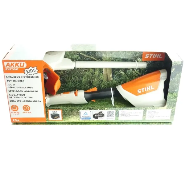 STIHL Kinder Spielzeug-Motorsense Orange & Weiß inklusive Akku