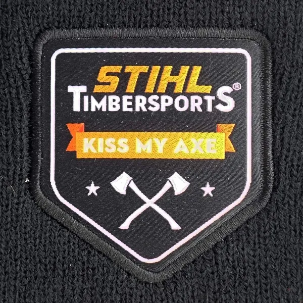 STIHL Strickmütze Kiss My Axe Schwarz - 0421 600 0008