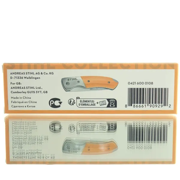 STIHL® Taschenmesser Orange & Silberfarben - 0421 600 0108