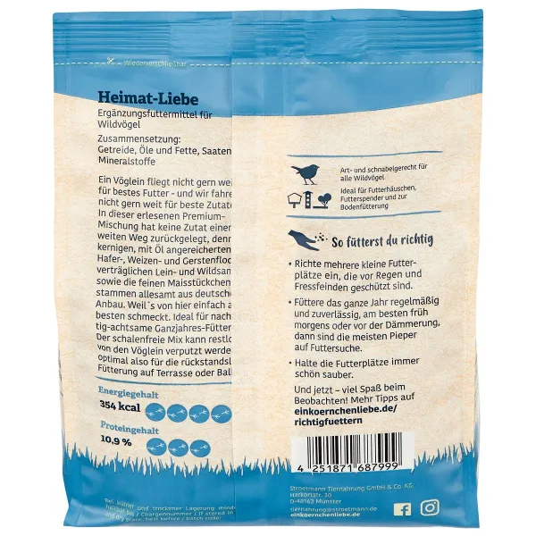 Stroetmann Elles Heimat-Liebe 750 g - Wildvogelfutter