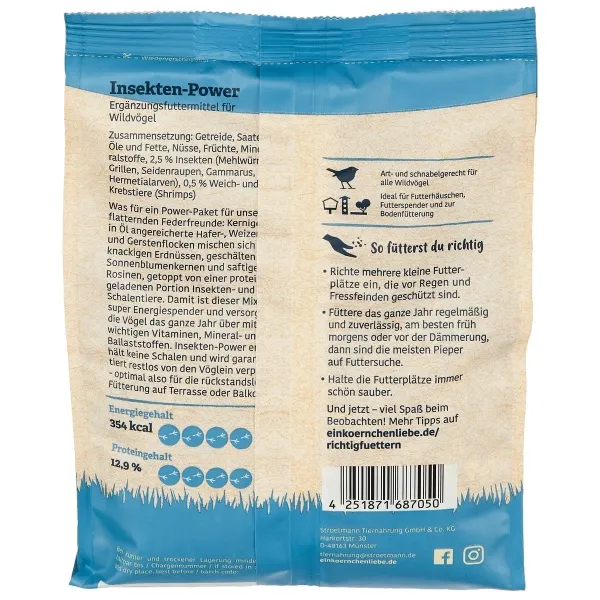 Stroetmann Elles Insekten-Power 750 g - Wildvogelfutter