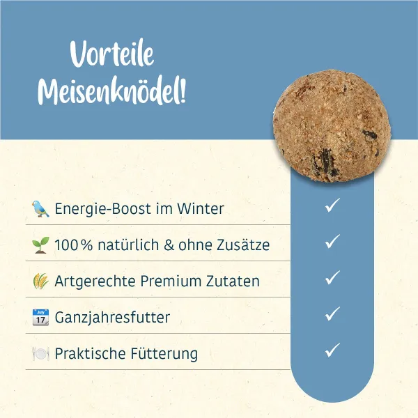 Stroetmann Elles Meisenknödel ohne Netz Beeren 6er Pack