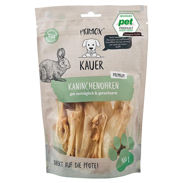 Stroetmann PRIMOX® Kaninchenohren 100 g - Hundefutter