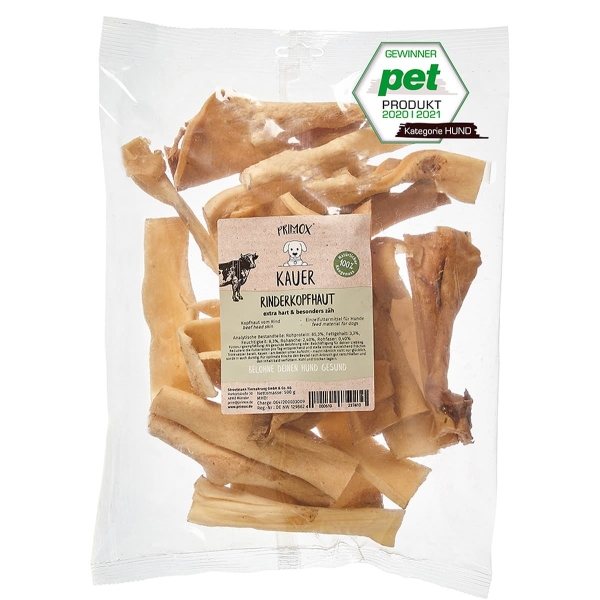 Stroetmann PRIMOX® Rinderkopfhaut 500 g - Hundefutter