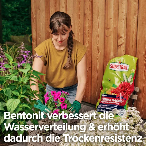 SUBSTRAL® Balkon- und Kübelpflanzenerde torffrei - 40 Liter