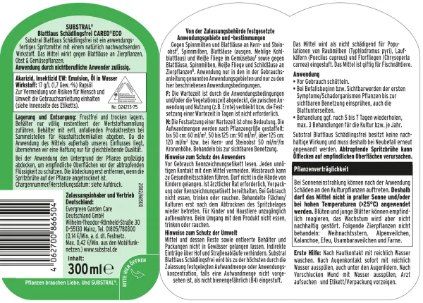 SUBSTRAL® Blattlaus Schädlingsfrei Careo ECO anwendungsfertig - 300 ml