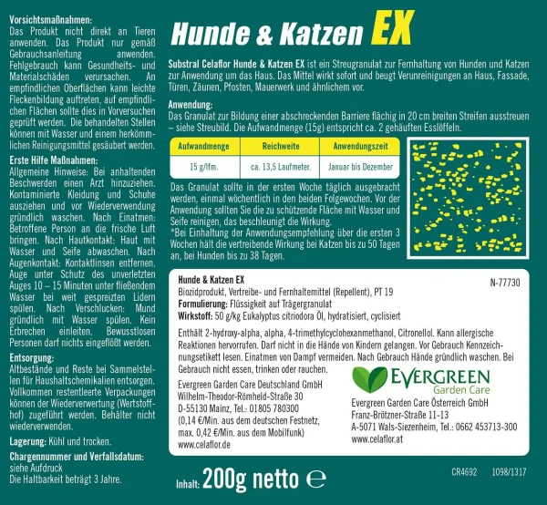 SUBSTRAL® CELAFLOR® Hunde & Katzen EX - 200 g