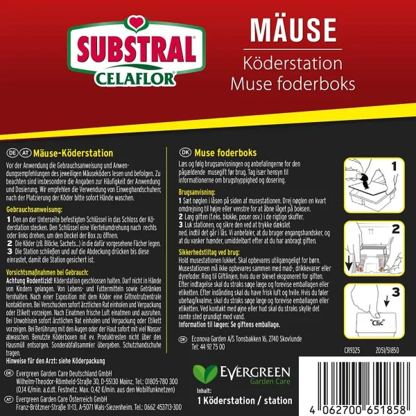 SUBSTRAL® CELAFLOR® Mäuse-Köderstation